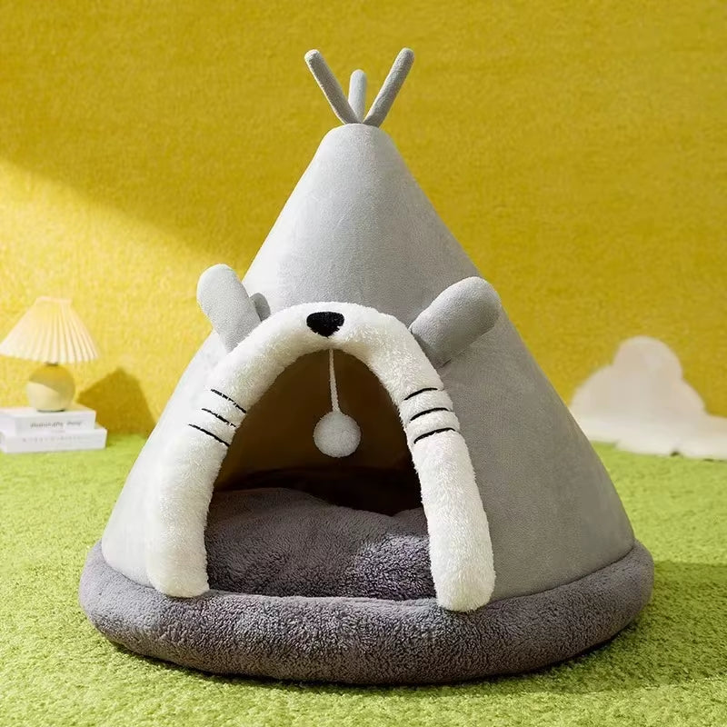 CozyPaws Tent Nest β All-Season Hideaway Bed for Dogs and Cats