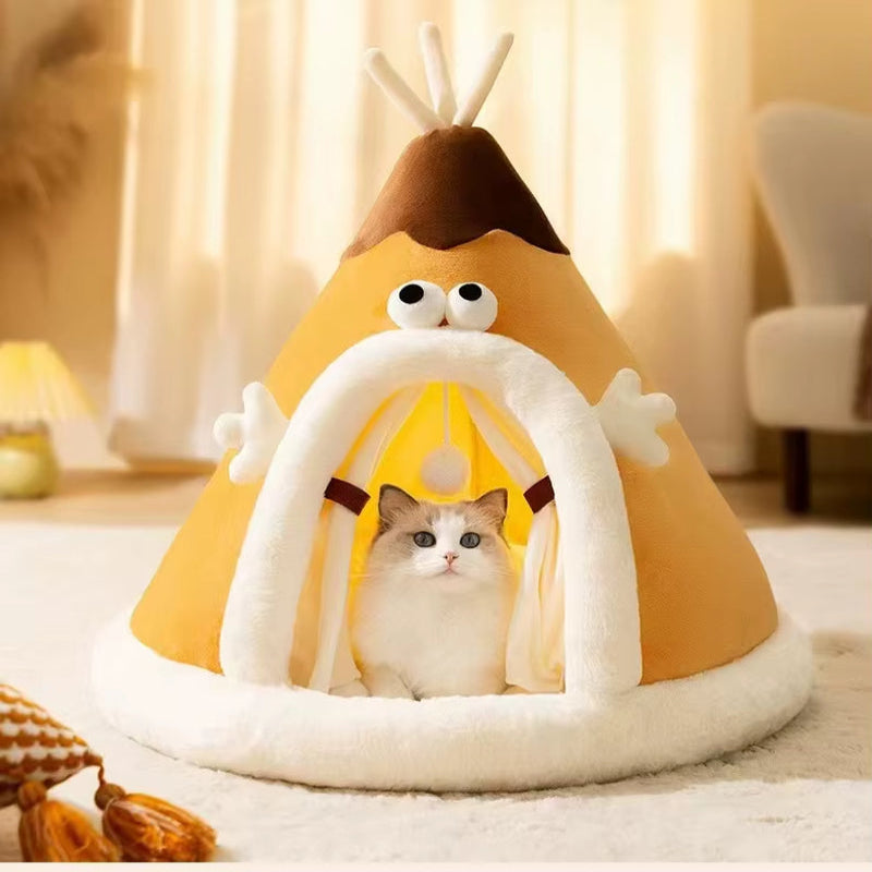 CozyPaws Tent Nest β All-Season Hideaway Bed for Dogs and Cats