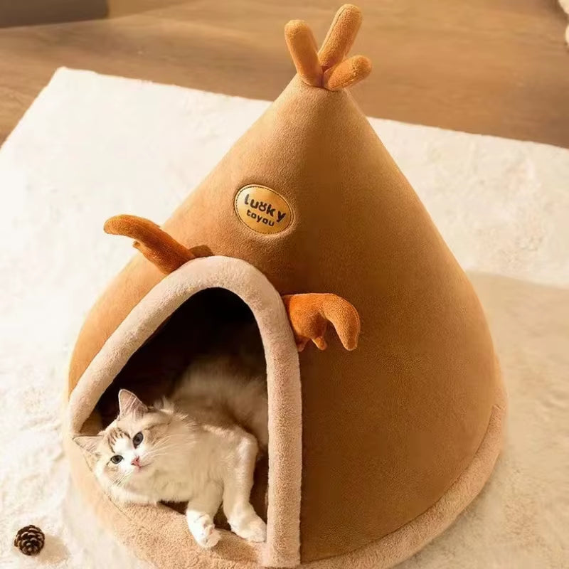 CozyPaws Tent Nest β All-Season Hideaway Bed for Dogs and Cats