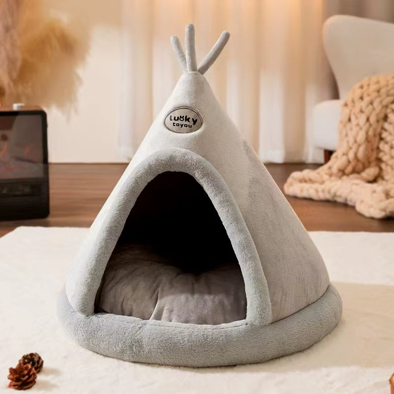 CozyPaws Tent Nest β All-Season Hideaway Bed for Dogs and Cats
