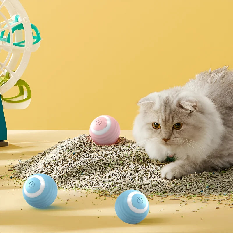 🧶 Interactive Smart Ball for Indoor Cats & Curious Pets