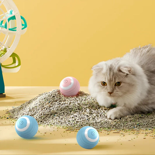 🧶 Interactive Smart Ball for Indoor Cats & Curious Pets