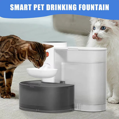 💧 AquaWhisk™ Smart Wireless Pet Fountain – 3L Automatic Water Dispenser for Cats & Small Pets